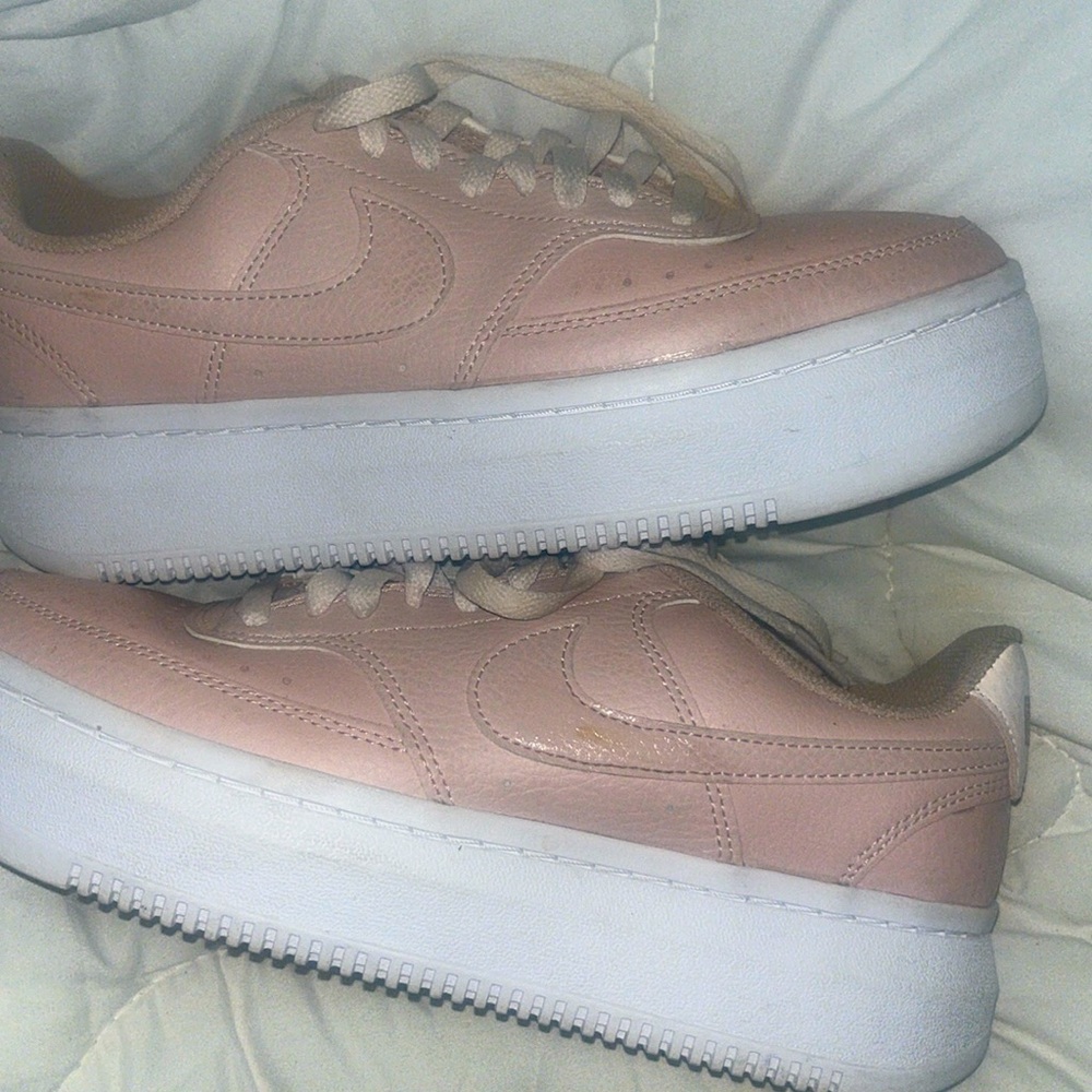 Women’s Nike platform Air Force ones